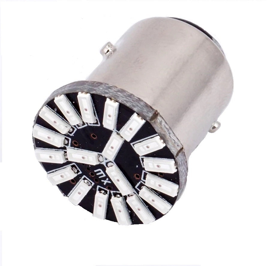 ROOD - BA15S - LED - 18 SMD - 1156 - 12V ROOD - BA15S - LED - 18 SMD - 1156 - 12V